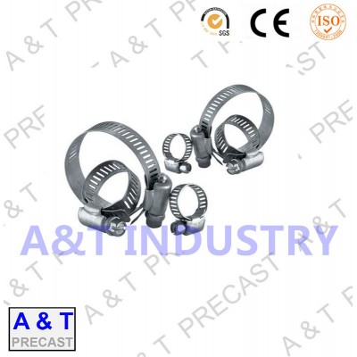 American Type Carbon Stainless Steel Hose Pipe Clip / Hose Clamp